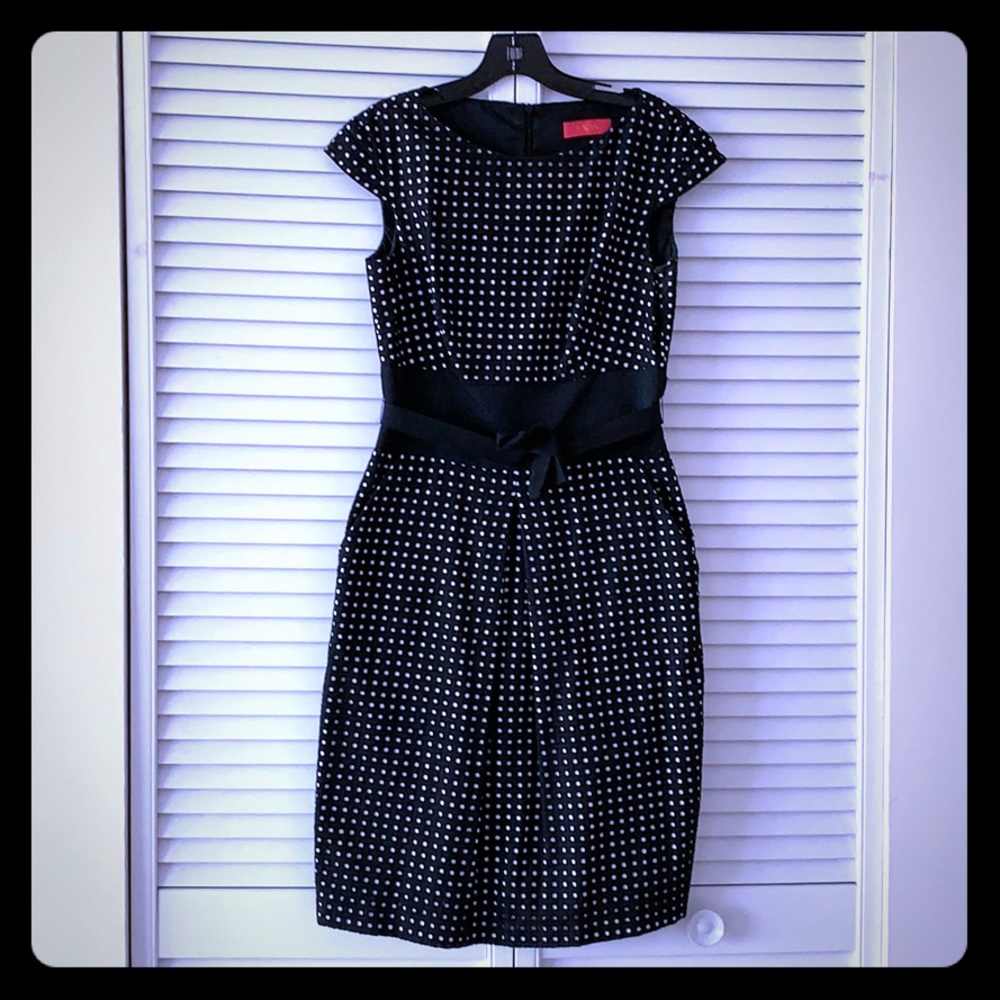 Black and white Italian designer dress
